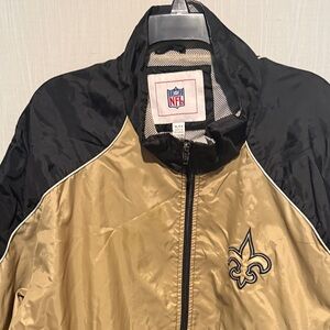 NFL New Orleans Saints Black and Gold Team Jacket